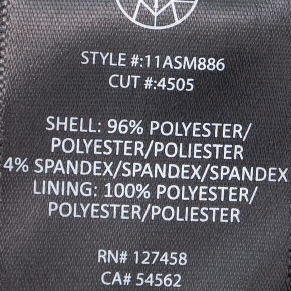 Affliction Black Studded Asymmetrical Mini Skirt Size 8 - Picture 6 of 8